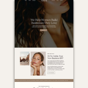 Ariela Showit Website Template for Coaches