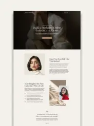 Ariela Showit Sales Page Template by Valene Ashia