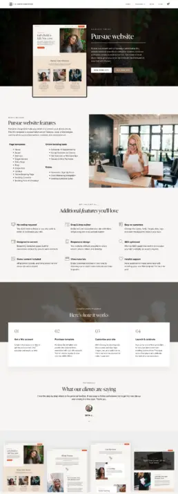 Product page for digital products