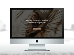 Website redesign for life coach