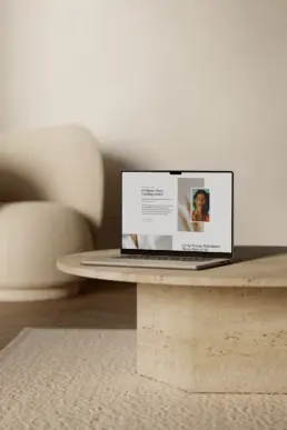 Life coach web design for faith led entrepreneur